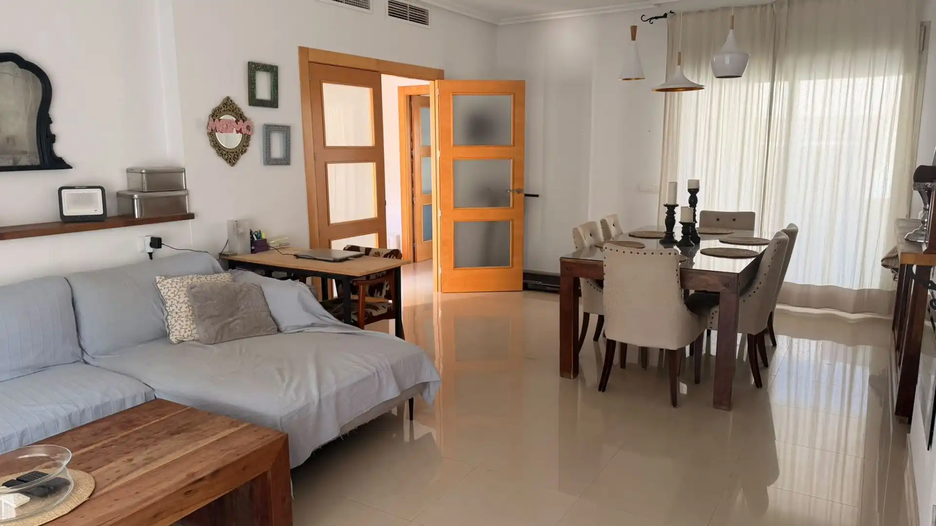 Sala d'estar de Casa o xalet en venda en La Alcayna