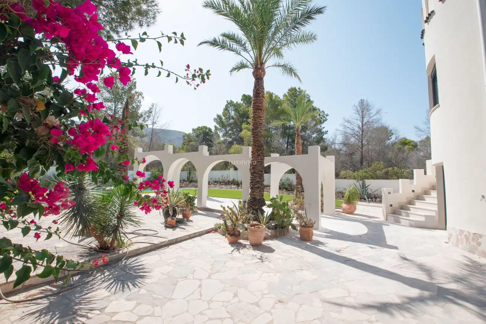 Garden of Houses for sale in L'Alfàs del Pi  with Air Conditioner, Terrace and Storage room