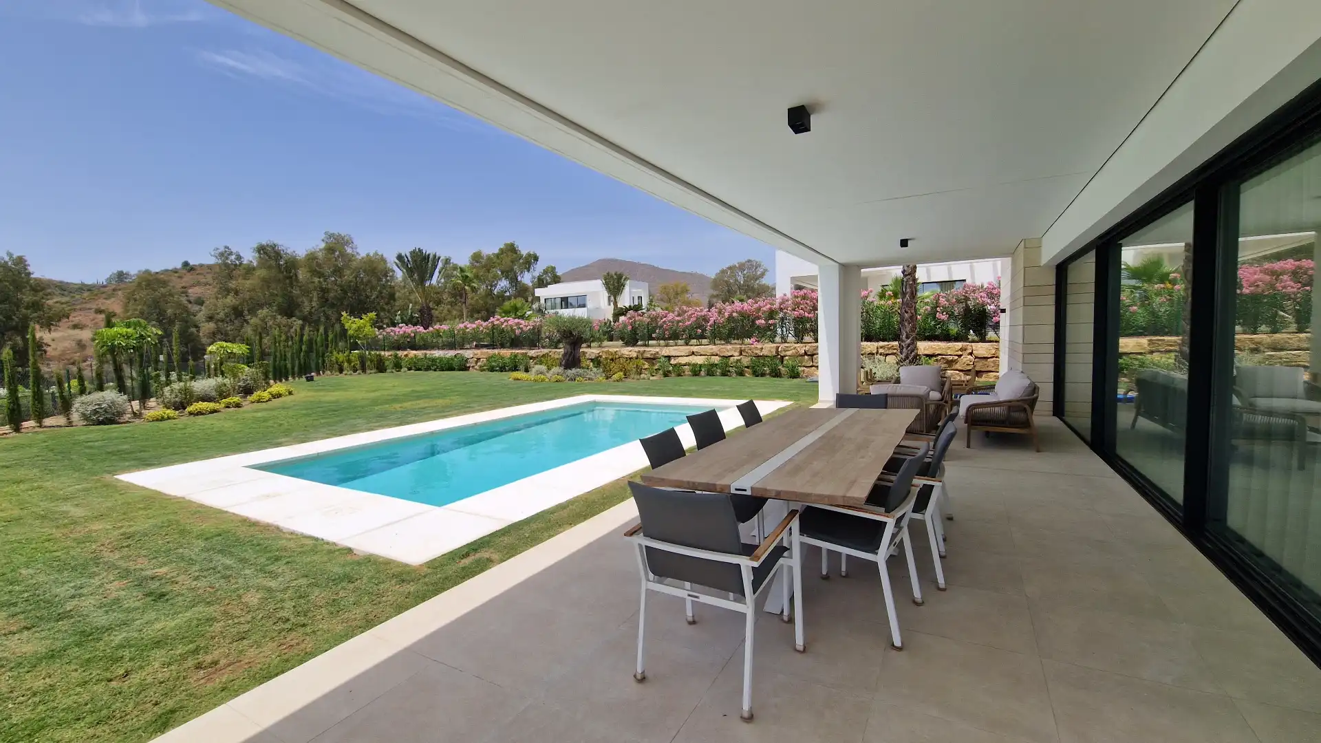 Terraza de Casa o chalet en venta en Mijas con Aire acondicionado, Jardín privado y Terraza