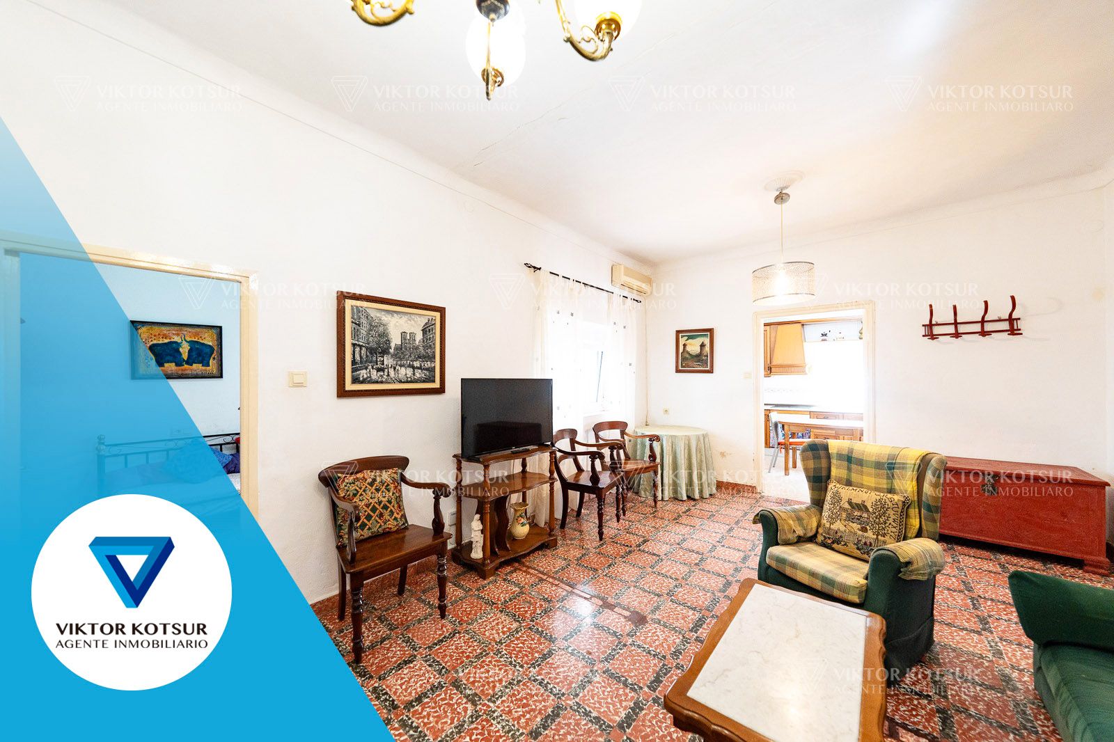 Living room of Single-family semi-detached for sale in Roquetas de Mar  with Terrace, Balcony and Alarm