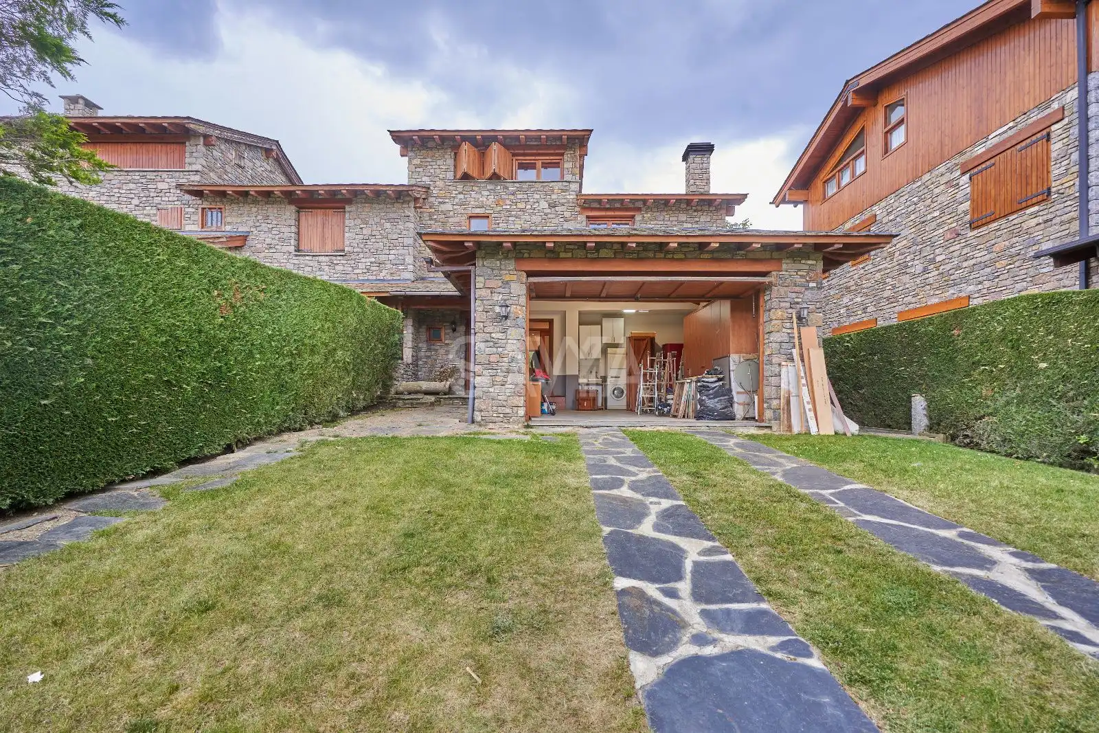Vista exterior de Casa o xalet en venda en Prats i Sansor amb Calefacció, Jardí privat i Terrassa