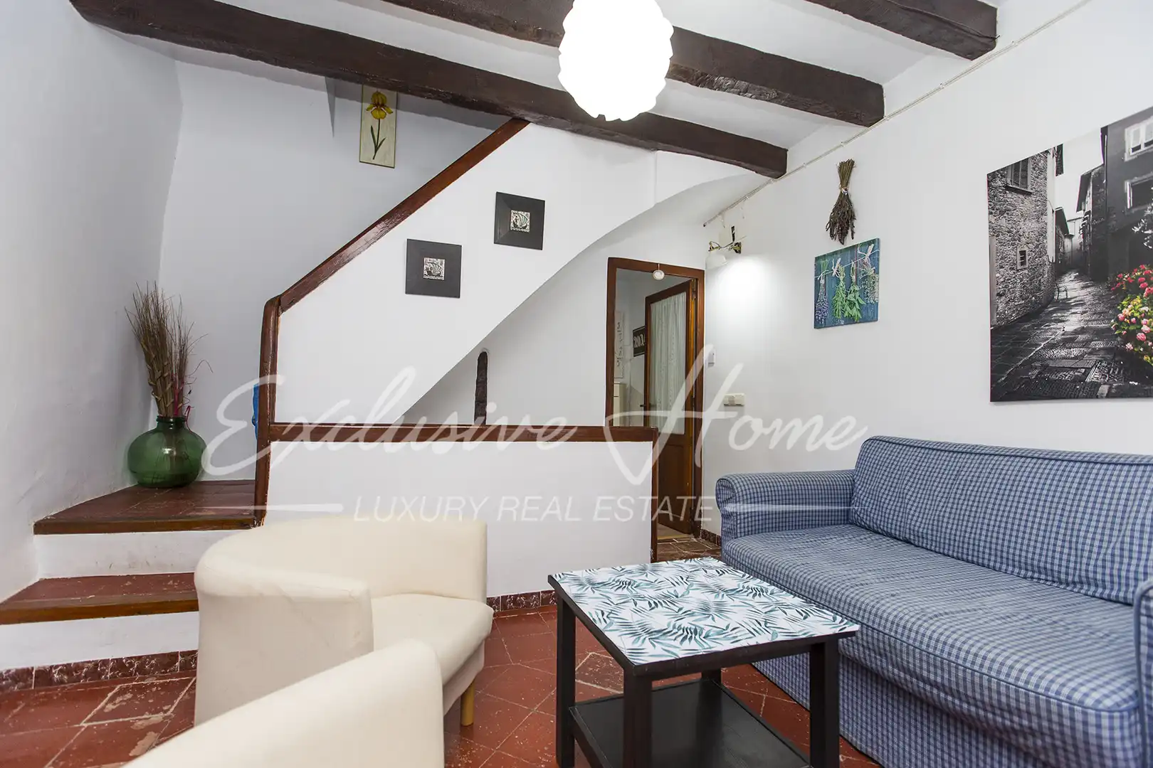 Sala d'estar de Finca rústica en venda en Peñíscola / Peníscola amb Terrassa, Moblat i Rentadora
