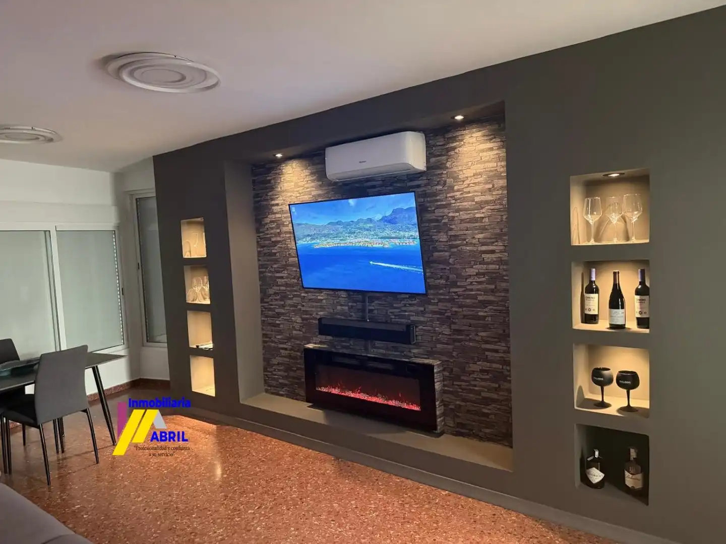 Sala d'estar de Apartament en venda en Sueca amb Aire condicionat