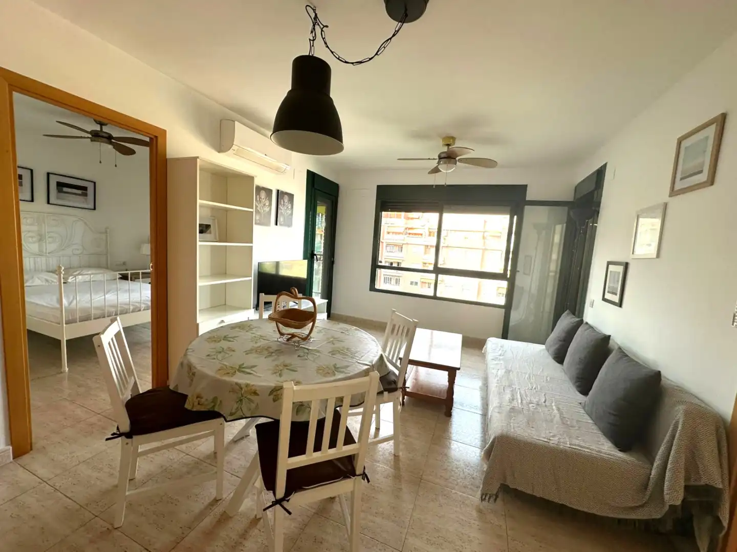 Sala de estar de Apartamento de alquiler en Puerto