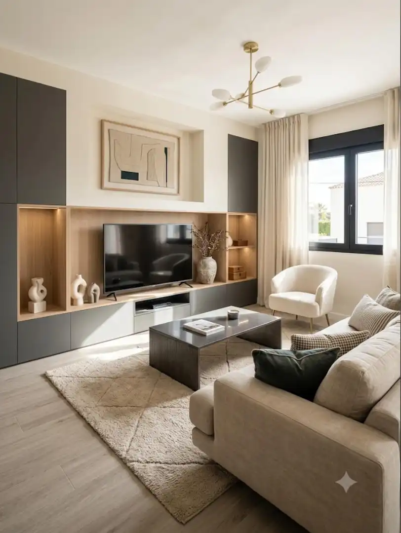 Sala de estar de Casa adosada en venta en Melgar de Fernamental con Calefacción, Jardín privado y Terraza