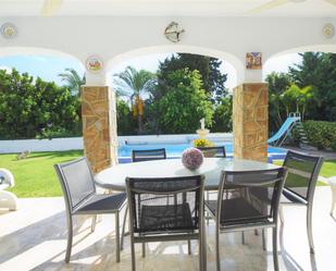 Garden of Single-family semi-detached for sale in Benalmádena  with Air Conditioner, Terrace and Swimming Pool