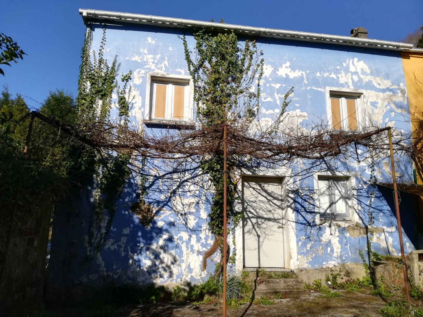 Exterior view of Single-family semi-detached for sale in Ferrol  with Private garden and Storage room