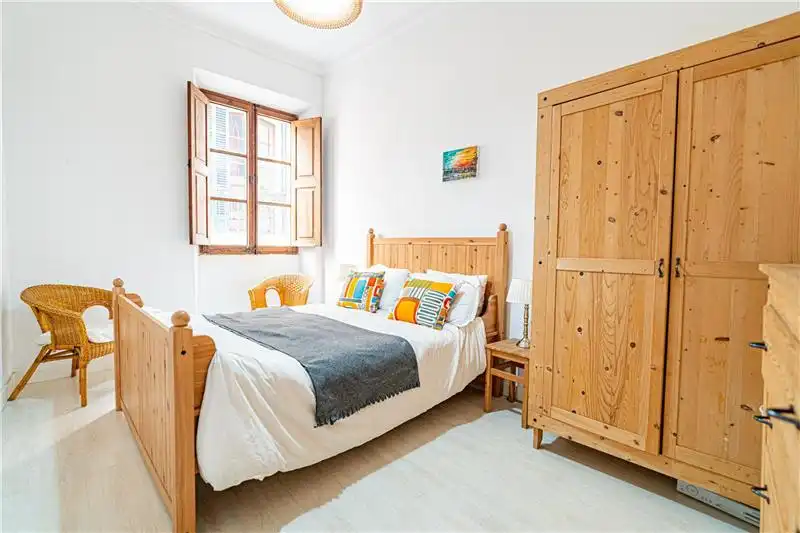 Schlafzimmer von Erdgeschoss zum Verkauf in  Palma de Mallorca mit Klimaanlage und Terrasse