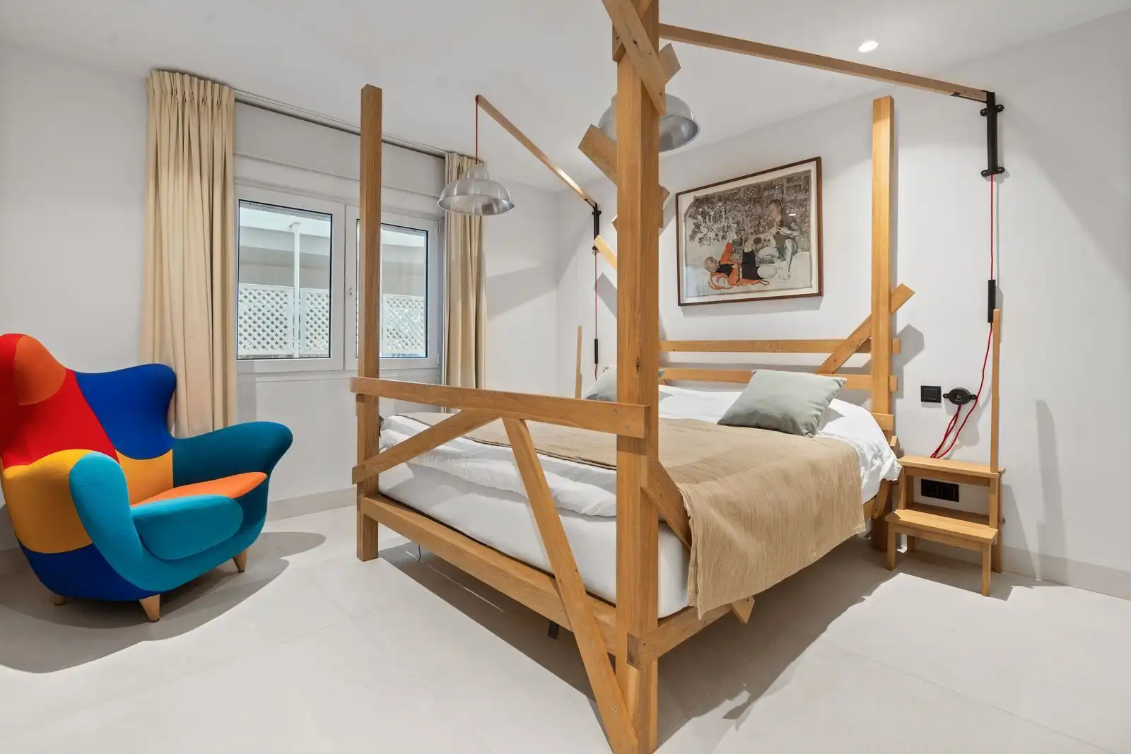 Dormitori de Apartament en venda en Adeje amb Aire condicionat, Terrassa i Moblat