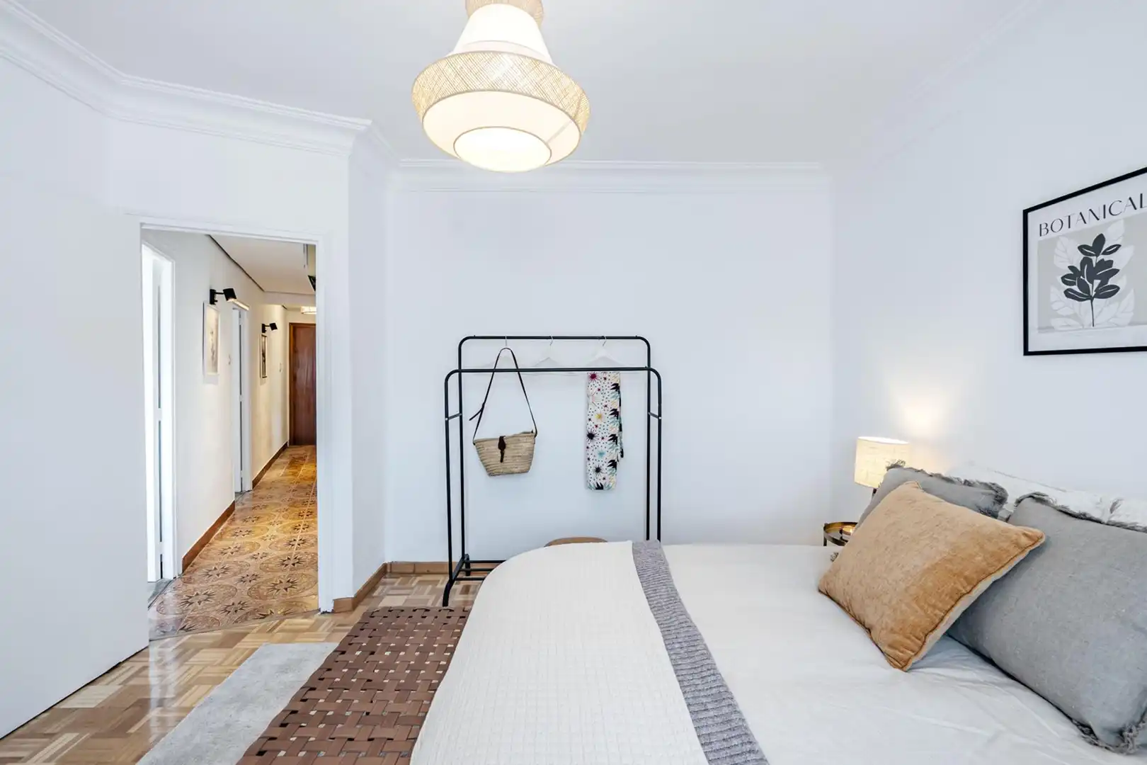 Bedroom of Flat for sale in Madrid  with Air Conditioner, Terrace and Balcony