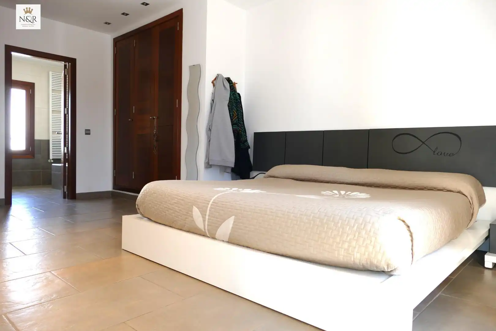 Schlafzimmer von Haus oder Chalet zur Miete in Binissalem mit Klimaanlage, Heizung und Privatgarten