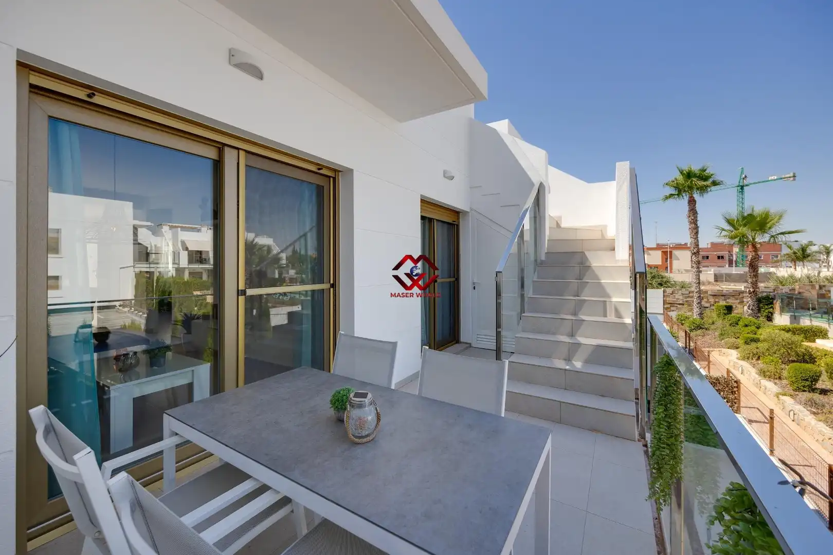 Terrassa de Apartament en venda en Pilar de la Horadada amb Aire condicionat, Calefacció i Jardí privat