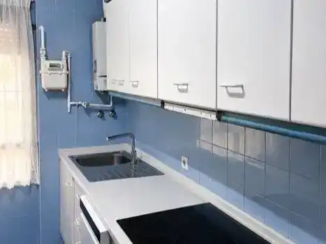 Küche von Wohnung zur Miete in Málaga mit Privatgarten und Schwimmbad