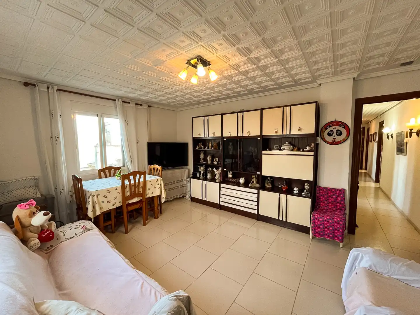 Wohnzimmer von Wohnung zum Verkauf in Sagunto / Sagunt mit Klimaanlage, Heizung und Möbliert