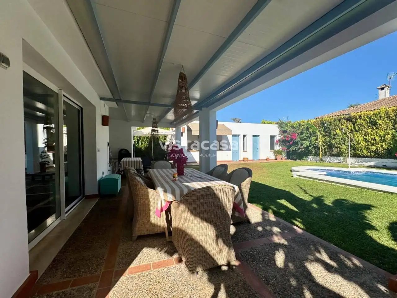 Terrassa de Casa o xalet de lloguer en Carmona amb Aire condicionat, Calefacció i Jardí privat