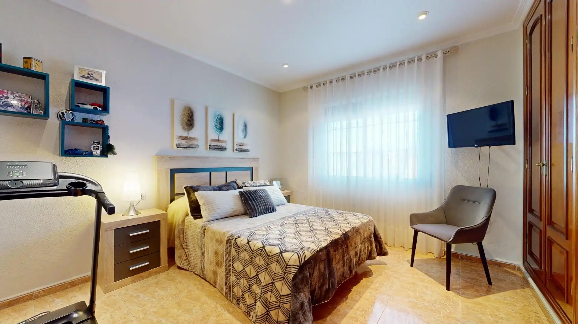 Schlafzimmer von Wohnung zum Verkauf in San Pedro del Pinatar mit Klimaanlage, Terrasse und Möbliert