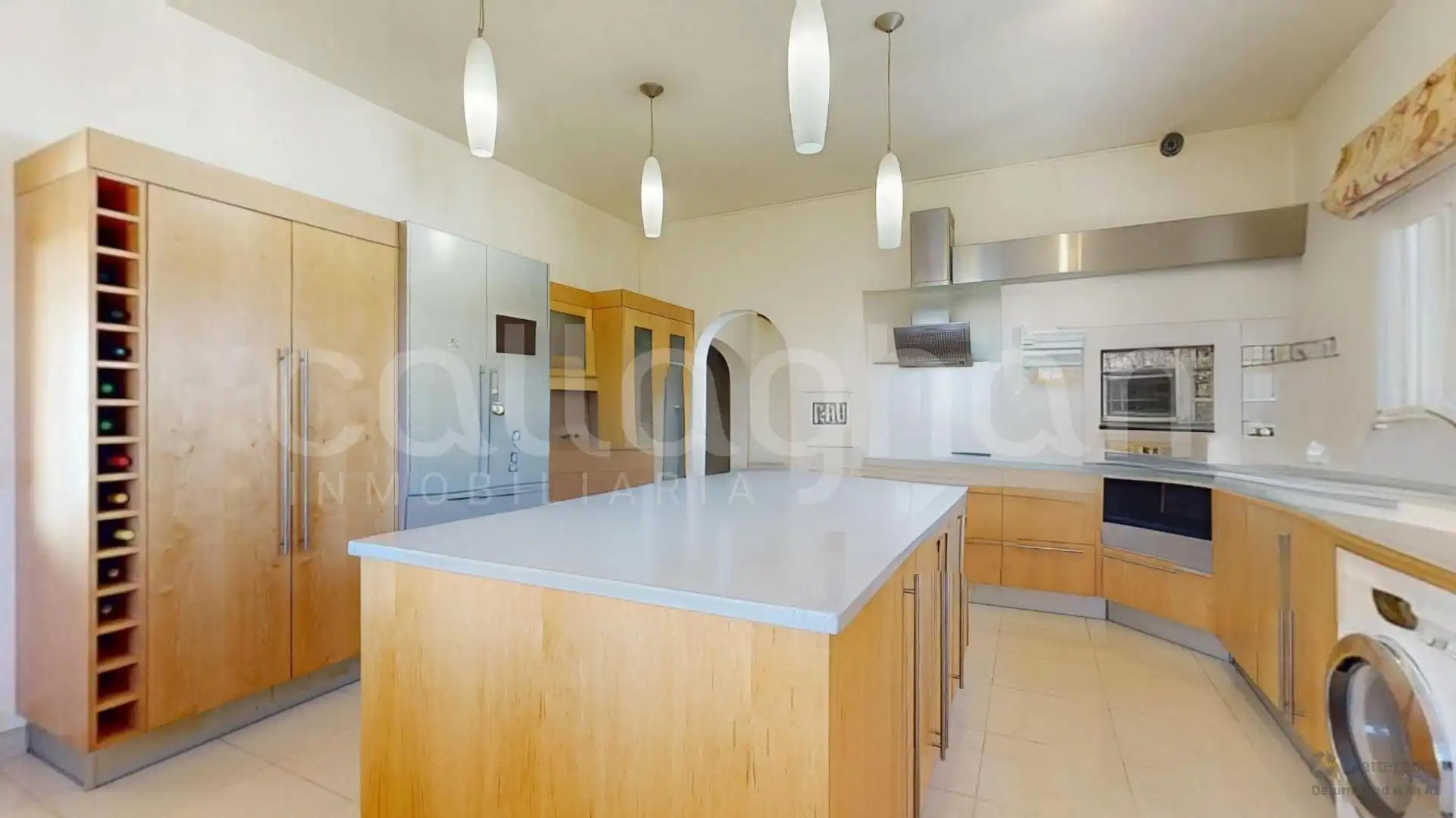Cocina de Casa o chalet en venta en Calpe / Calp con Aire acondicionado, Calefacción y Terraza