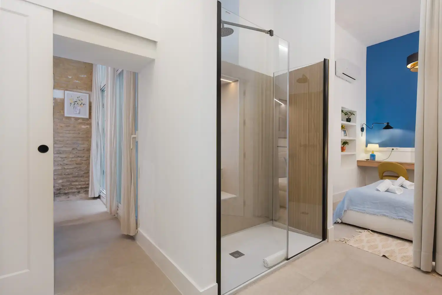 Baño de Apartamento en venta en Sevilla con Aire acondicionado, Calefacción y Amueblado