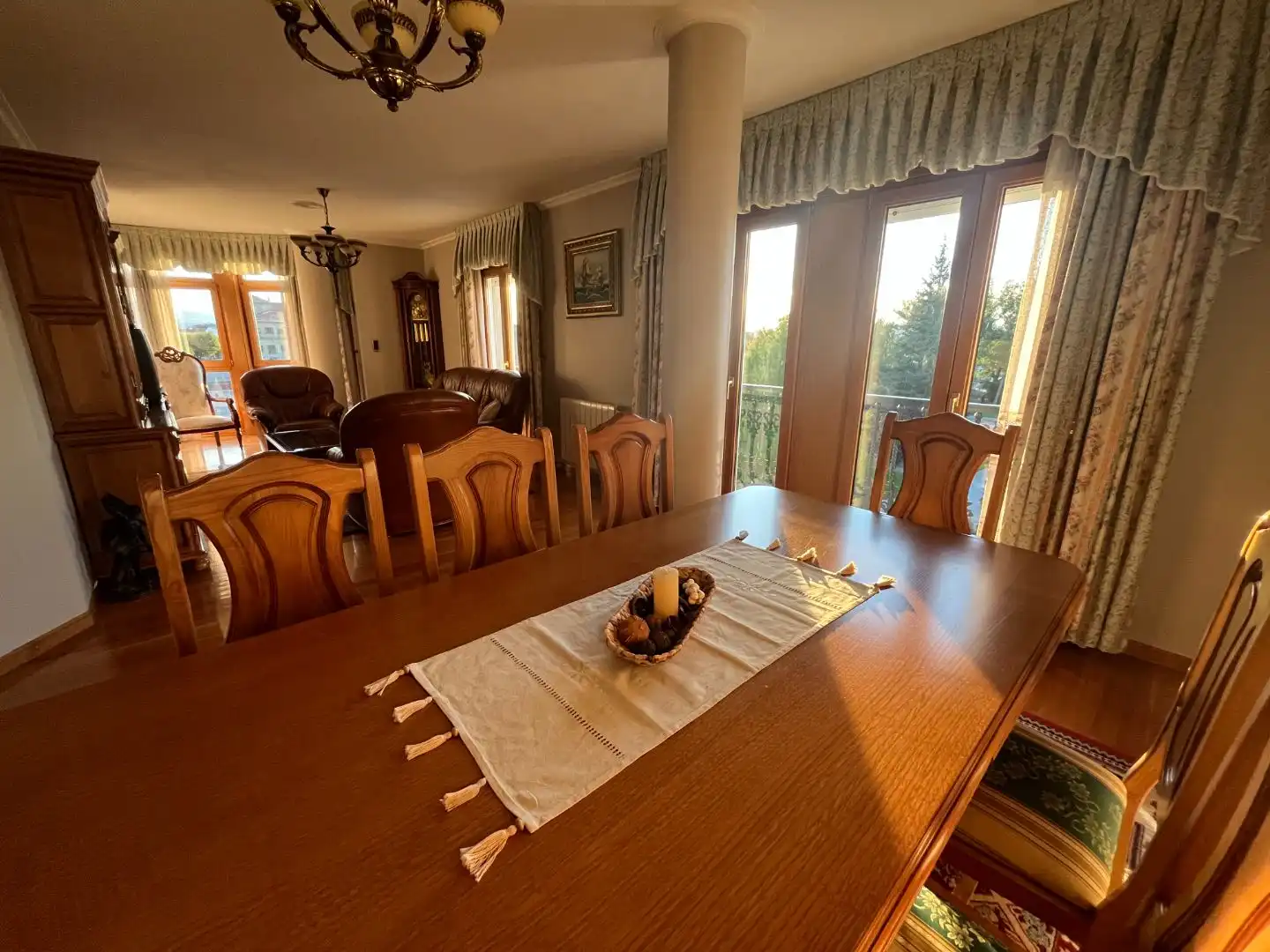 Dining room of Duplexes for sale in Monforte de Lemos  with Heating, Private garden and Parquet flooring