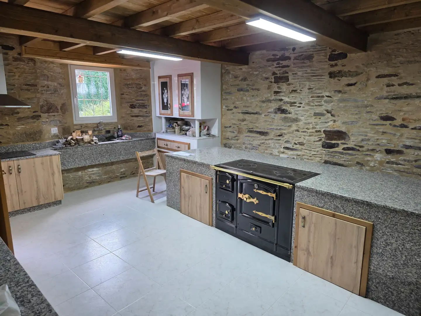 Kitchen of Country homes for sale in Guitiriz  with Private garden