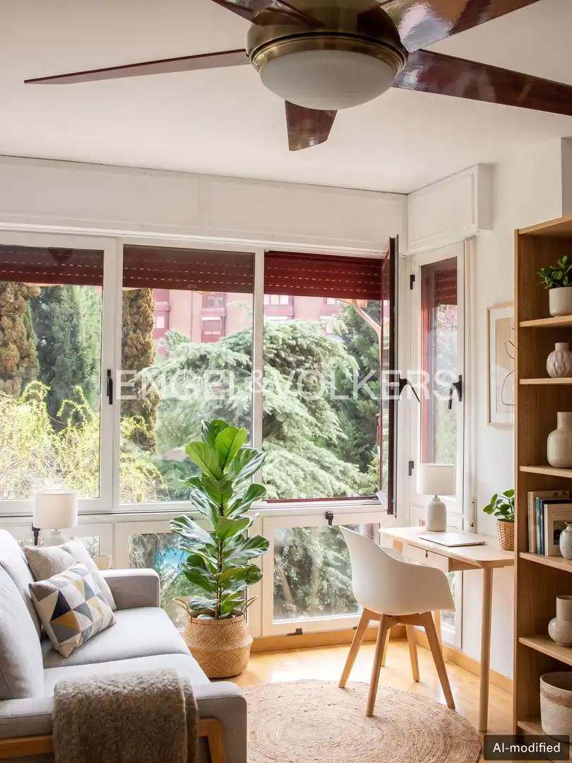 Terraza de Piso en venta en Madrid con Aire acondicionado, Calefacción y Jardín privado