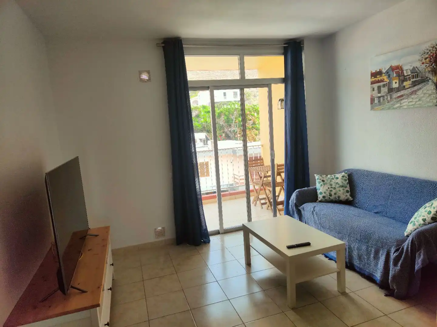 Living room of Flat for rent in San Cristóbal de la Laguna  with Terrace, Furnished and Washing machine