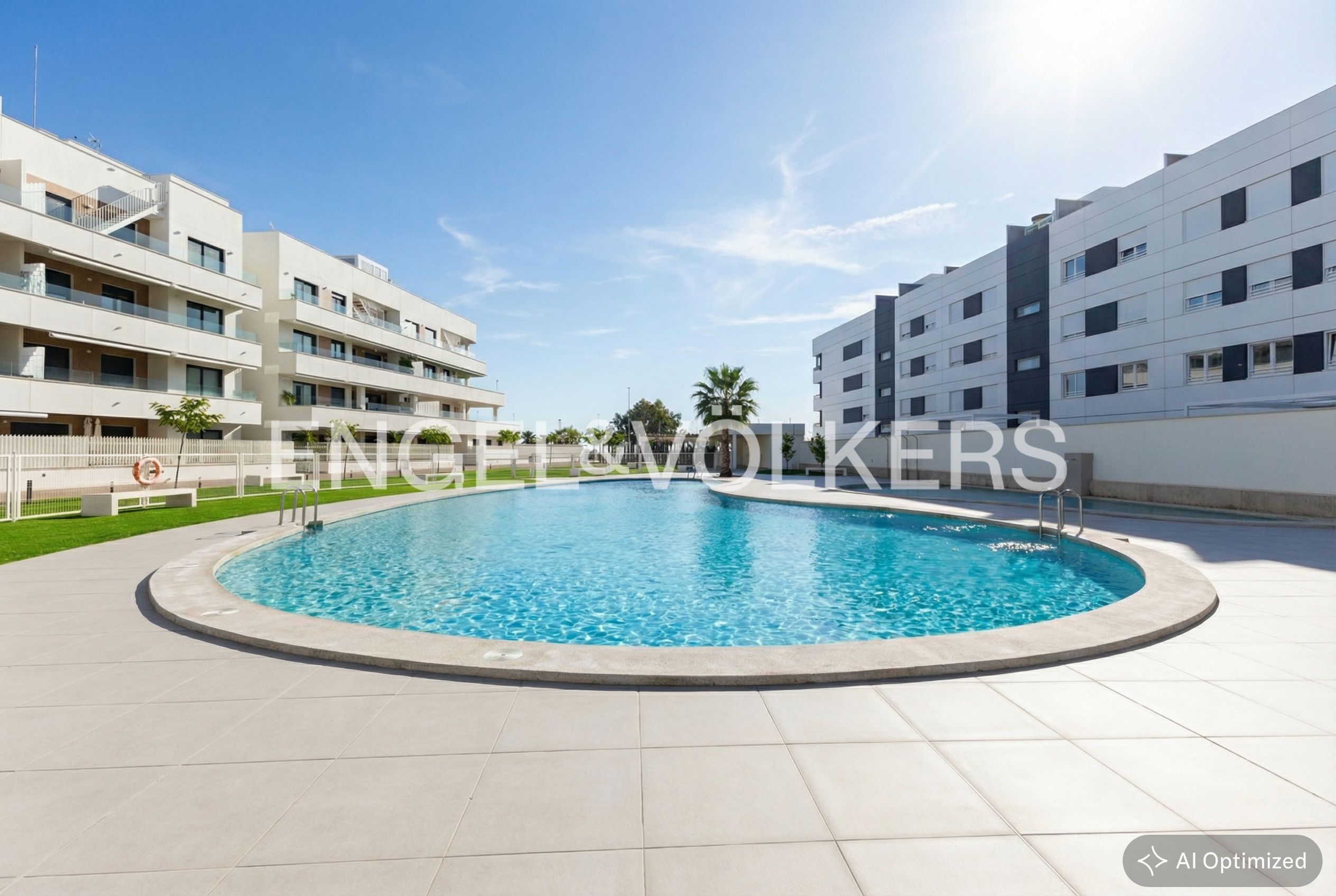 Piscina de Apartament en venda en Castellón de la Plana / Castelló de la Plana amb Aire condicionat, Calefacció i Terrassa