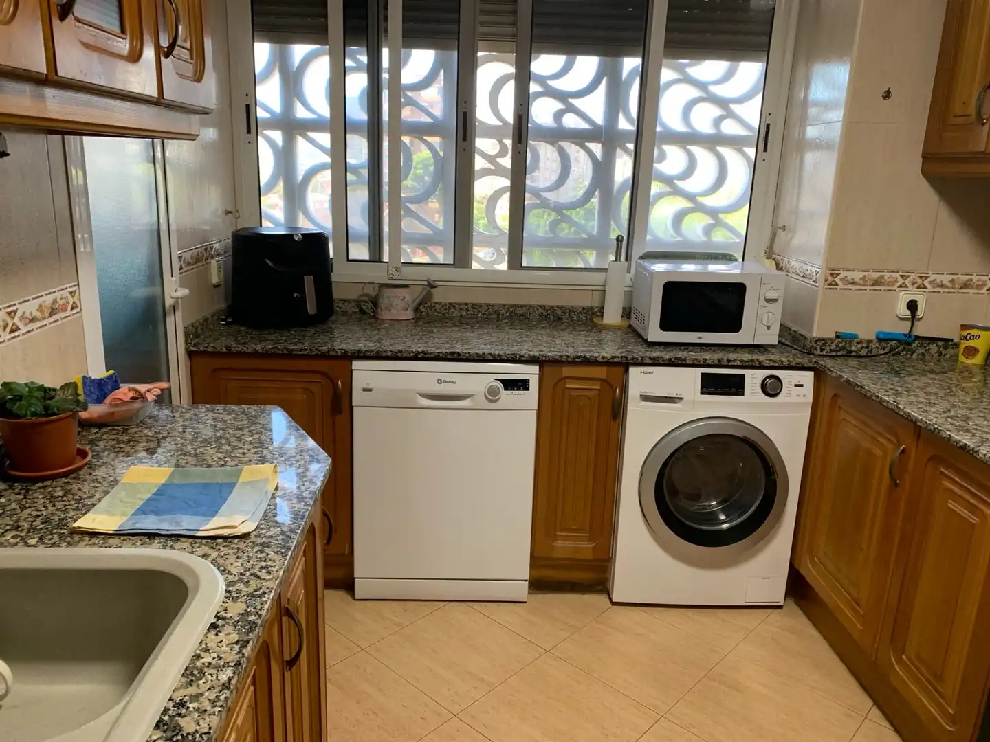 Cocina de Piso en venta en Alicante / Alacant con Terraza, Amueblado y Balcón