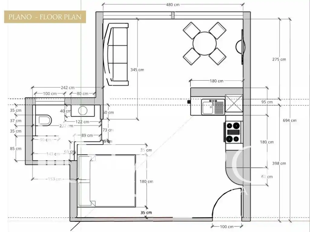 Wohnung zum Verkauf in  Palma de Mallorca mit Klimaanlage, Heizung und Schwimmbad