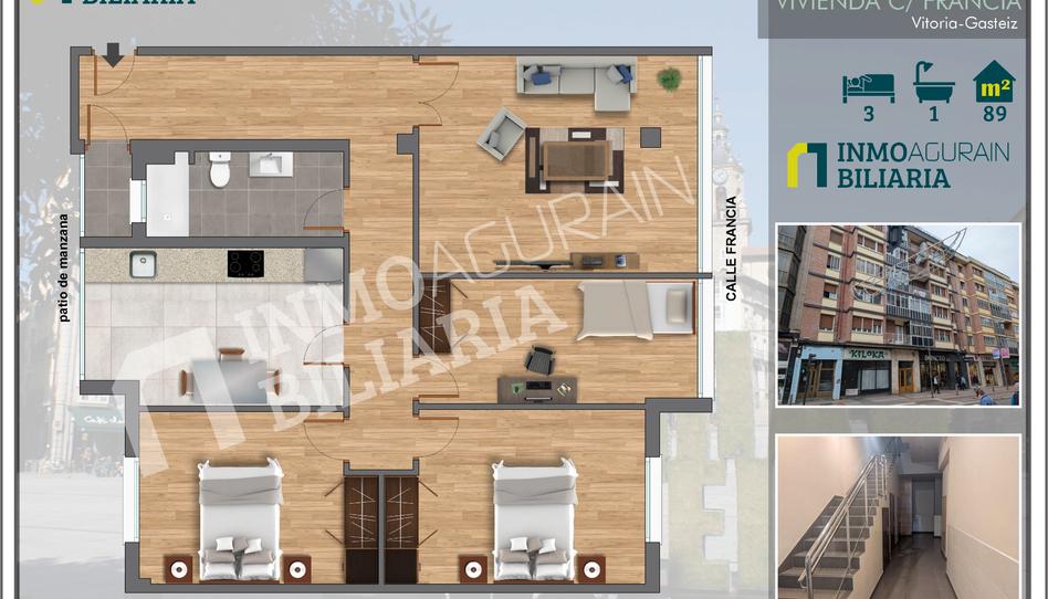 Photo 1 of Flat for sale in Francia Kalea, Casco Viejo, Araba - Álava