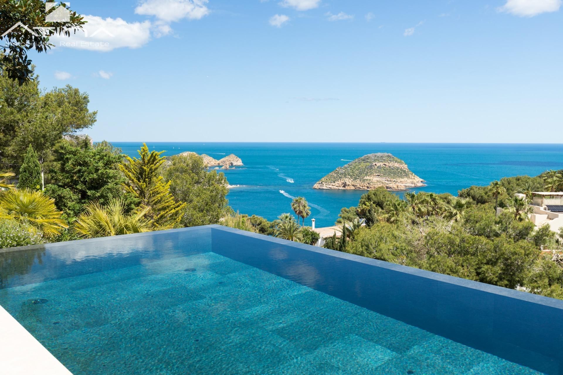 Piscina de Casa o xalet en venda en Jávea / Xàbia amb Aire condicionat, Jardí privat i Terrassa