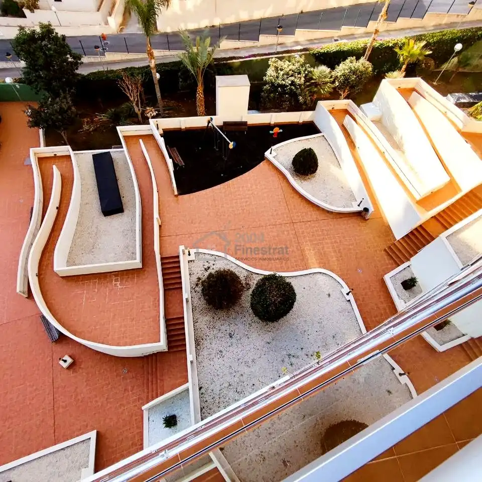 Terrasse von Wohnung zum Verkauf in Villajoyosa / La Vila Joiosa mit Klimaanlage, Terrasse und Abstellraum