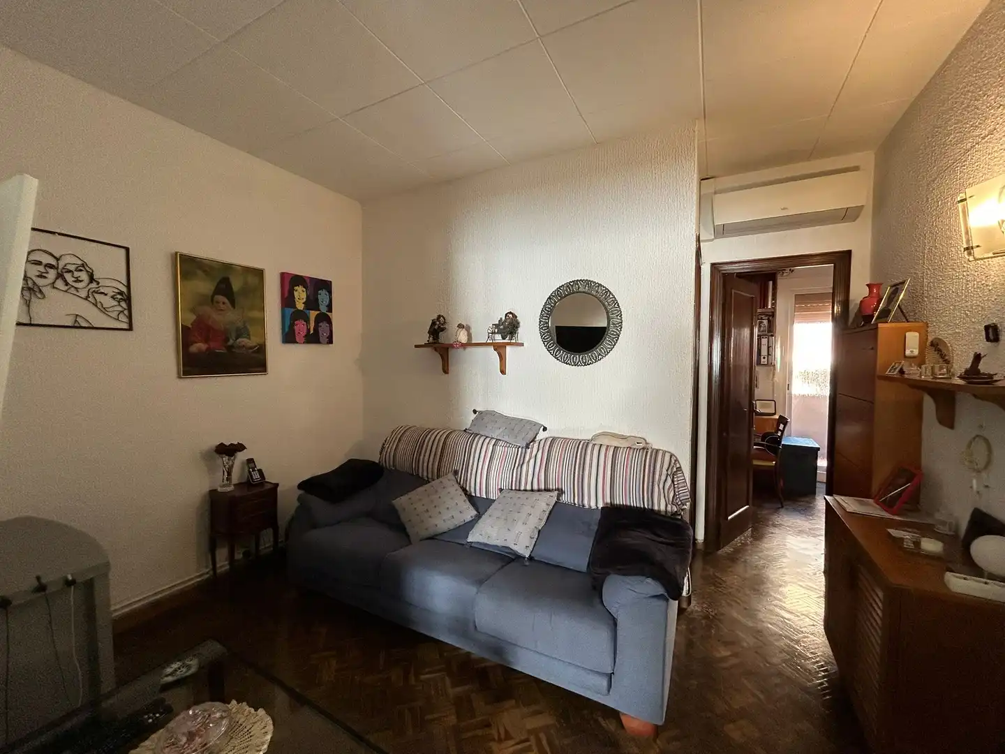 Living room of Flat for sale in L'Hospitalet de Llobregat  with Balcony