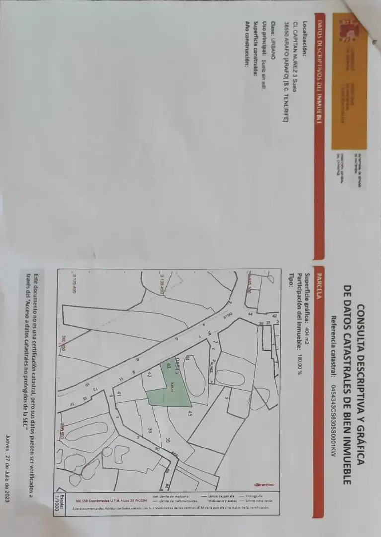 Residential land for sale in C. Capitan Nuñez, 3 3, imagen 15