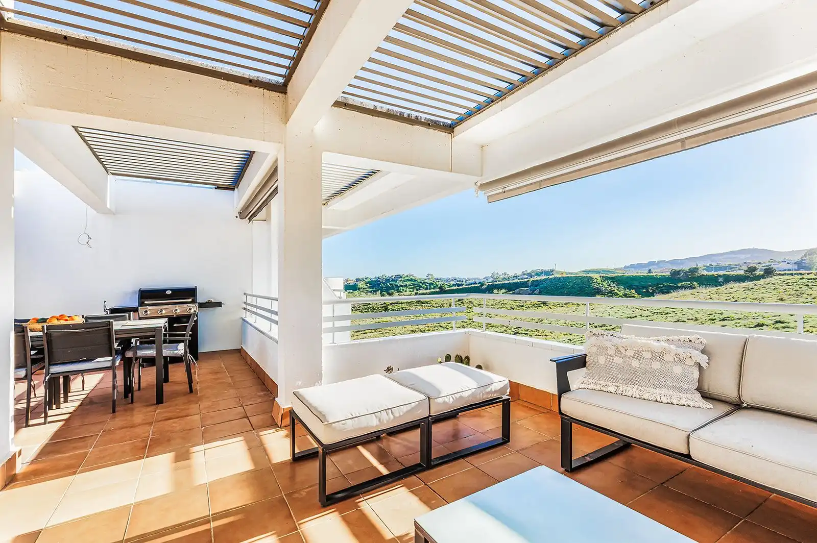 Terrasse von Dachboden zum Verkauf in Mijas