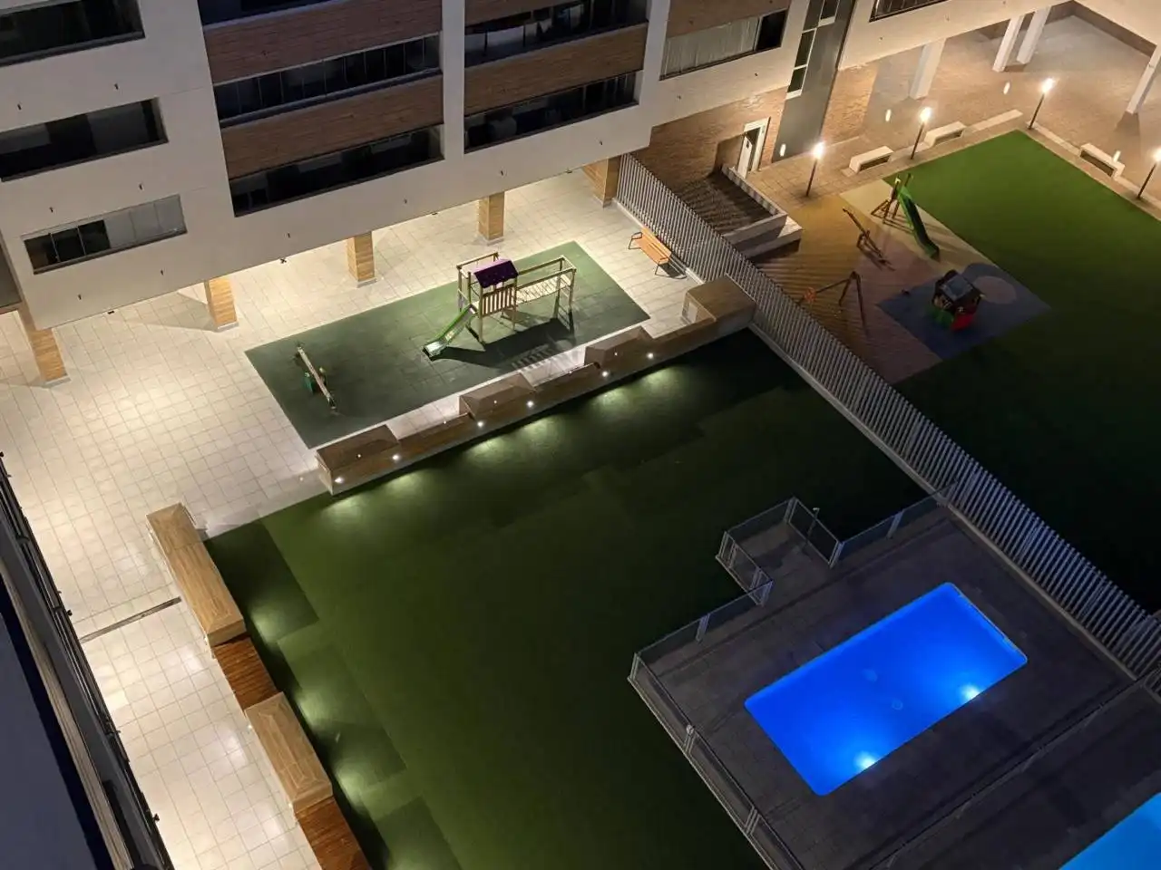 Swimming pool of Attic for sale in Zaragoza  with Air Conditioner, Heating and Parquet flooring