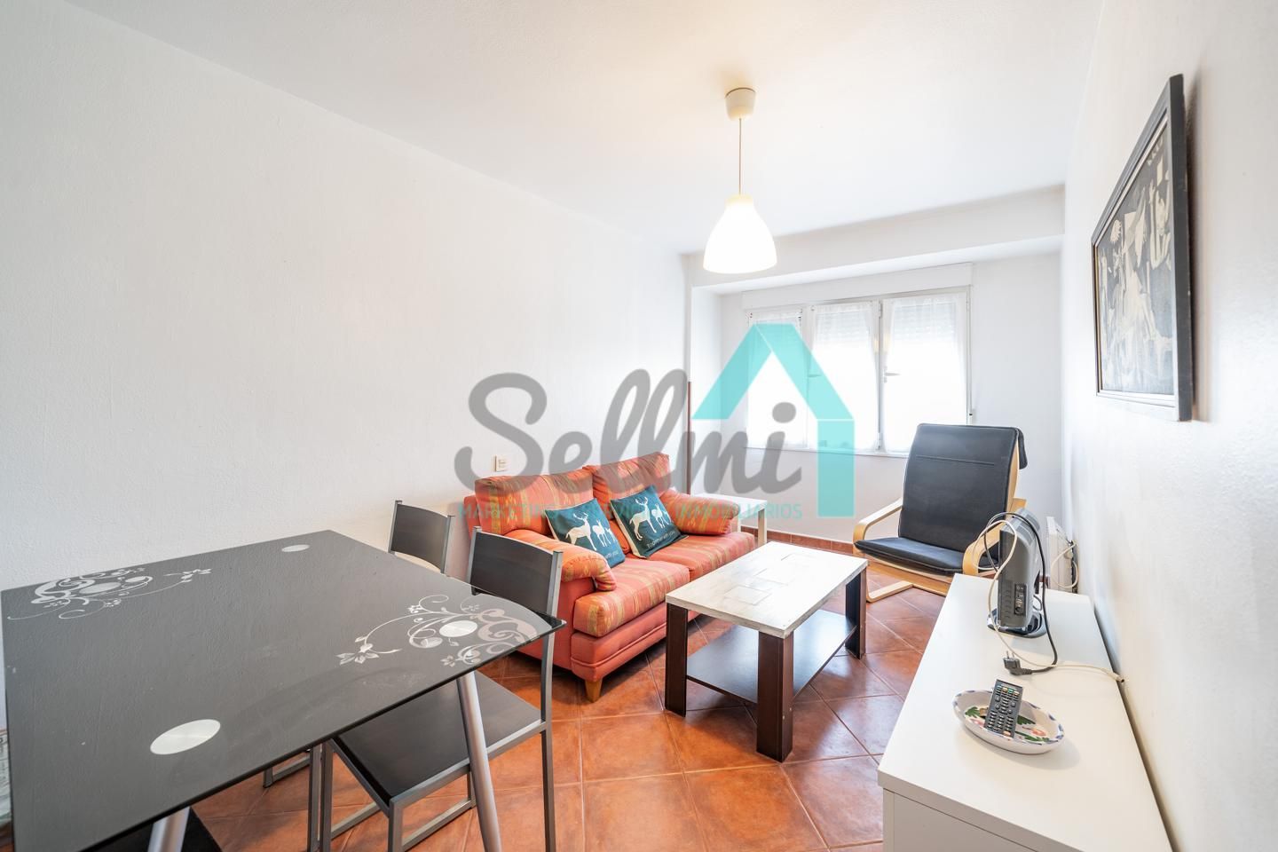 Living room of Flat to rent in Gijón   with Heating and Furnished