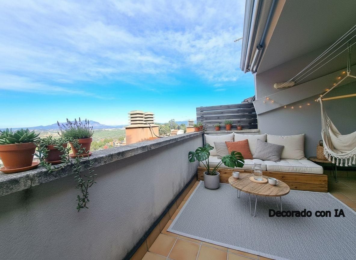 Terrassa de Casa o xalet en venda en Castellví de Rosanes amb Terrassa