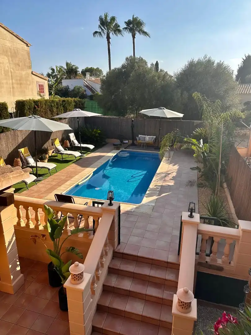Swimming pool of Houses for rent in Manacor  with Air Conditioner, Private garden and Terrace