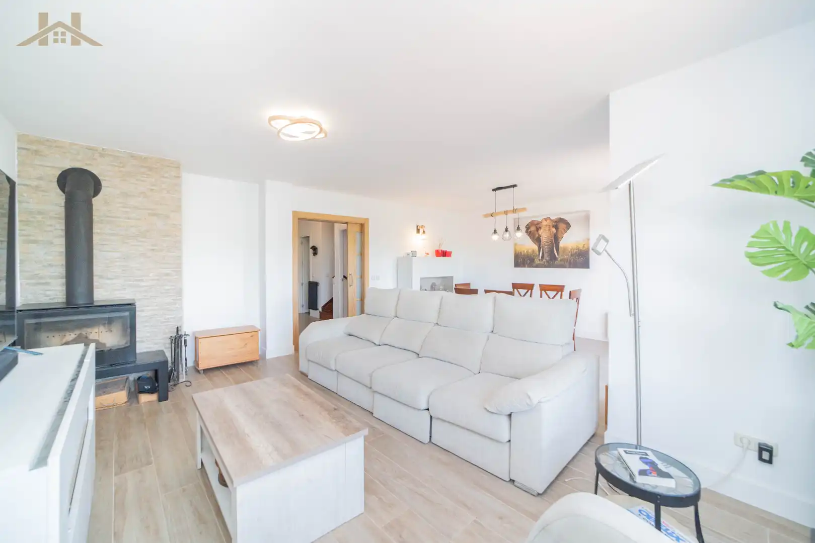 Sala de estar de Casa adosada en venta en Las Rozas de Madrid