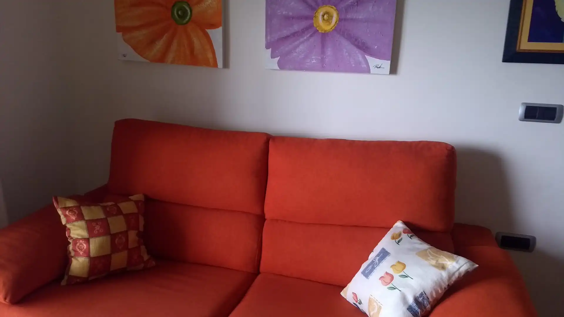 Sala d'estar de Apartament de lloguer en La Manga del Mar Menor amb Aire condicionat, Calefacció i Terrassa