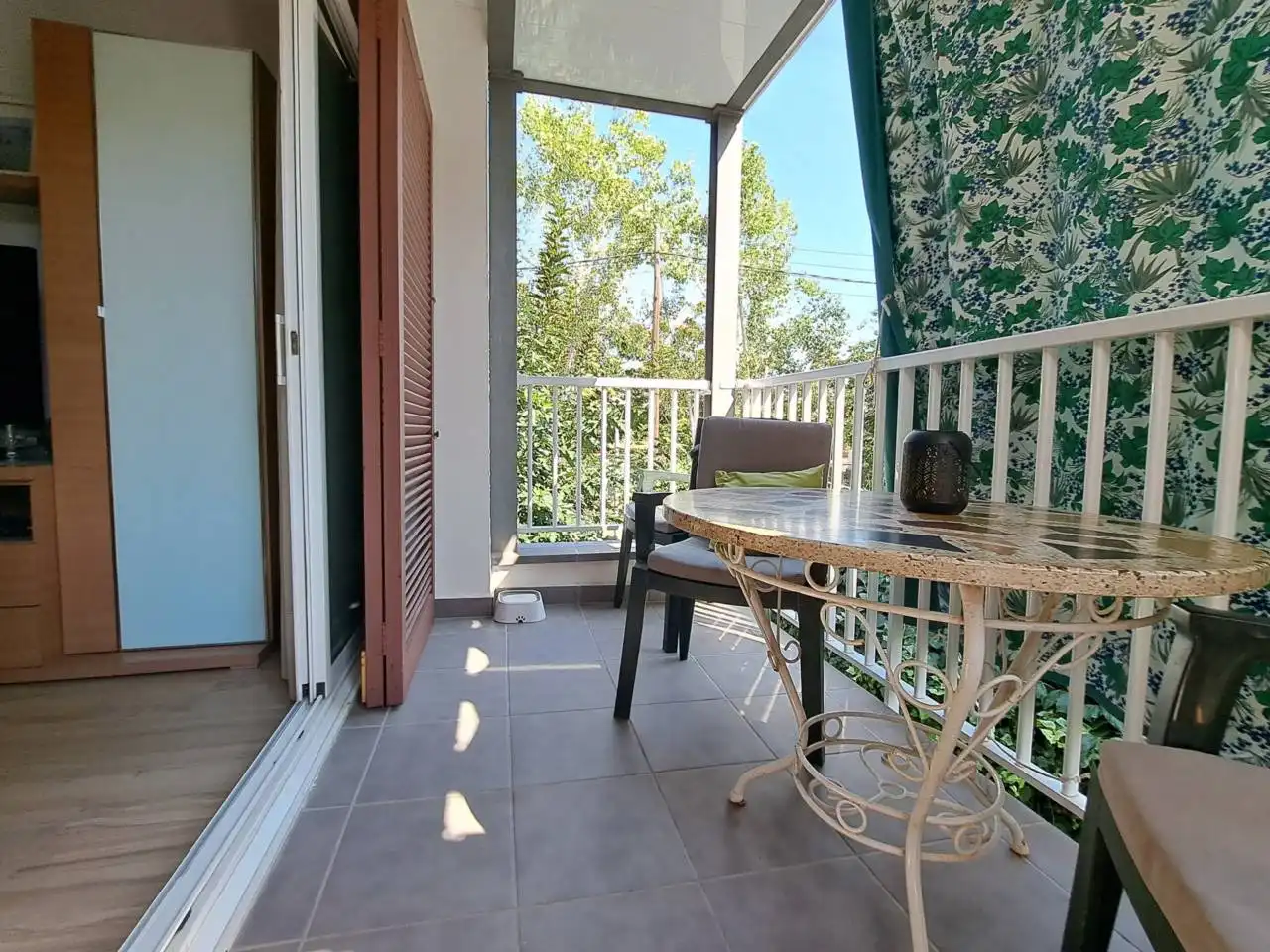 Terraza de Piso de alquiler en Vilanova i la Geltrú con Calefacción, Terraza y Amueblado