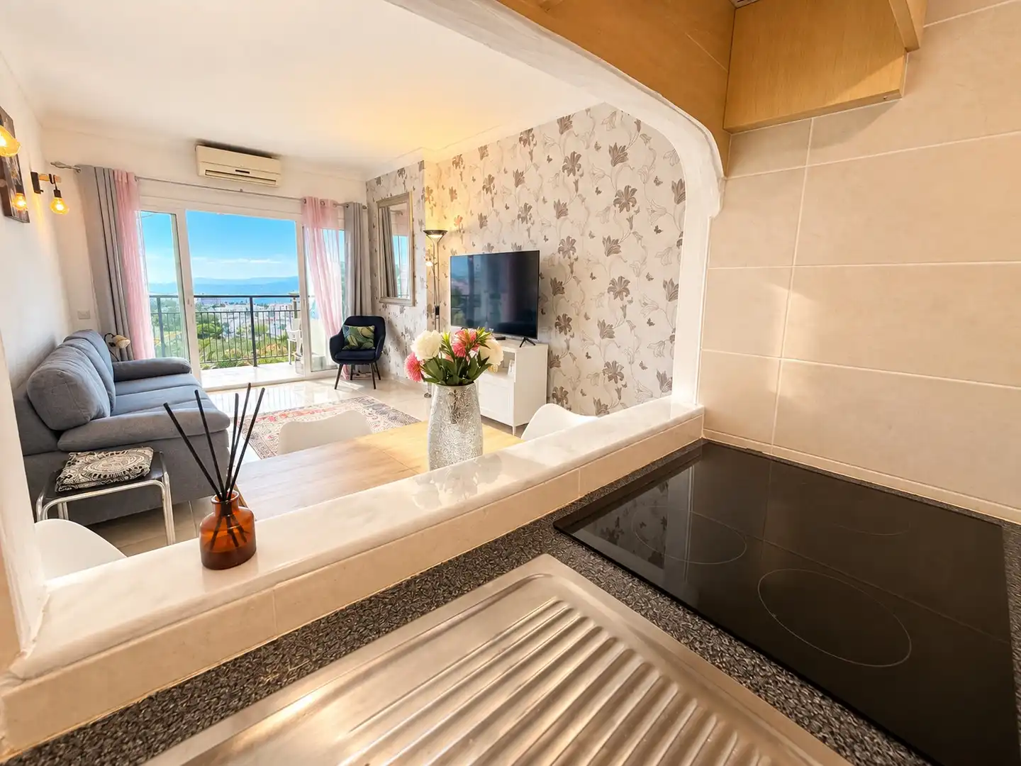 Sala d'estar de Apartament en venda en El Pinillo 