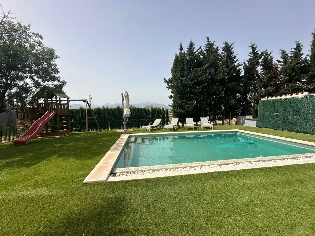 Piscina de Finca rústica de alquiler en Sencelles con Terraza y Piscina
