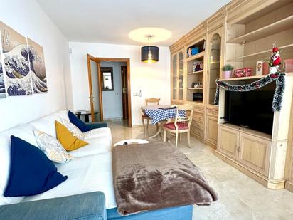 Living room of Flat for sale in  Palma de Mallorca  with Air Conditioner, Heating and Parquet flooring