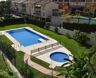 Swimming pool of Apartment to rent in Benalmádena  with Air Conditioner, Heating and Private garden