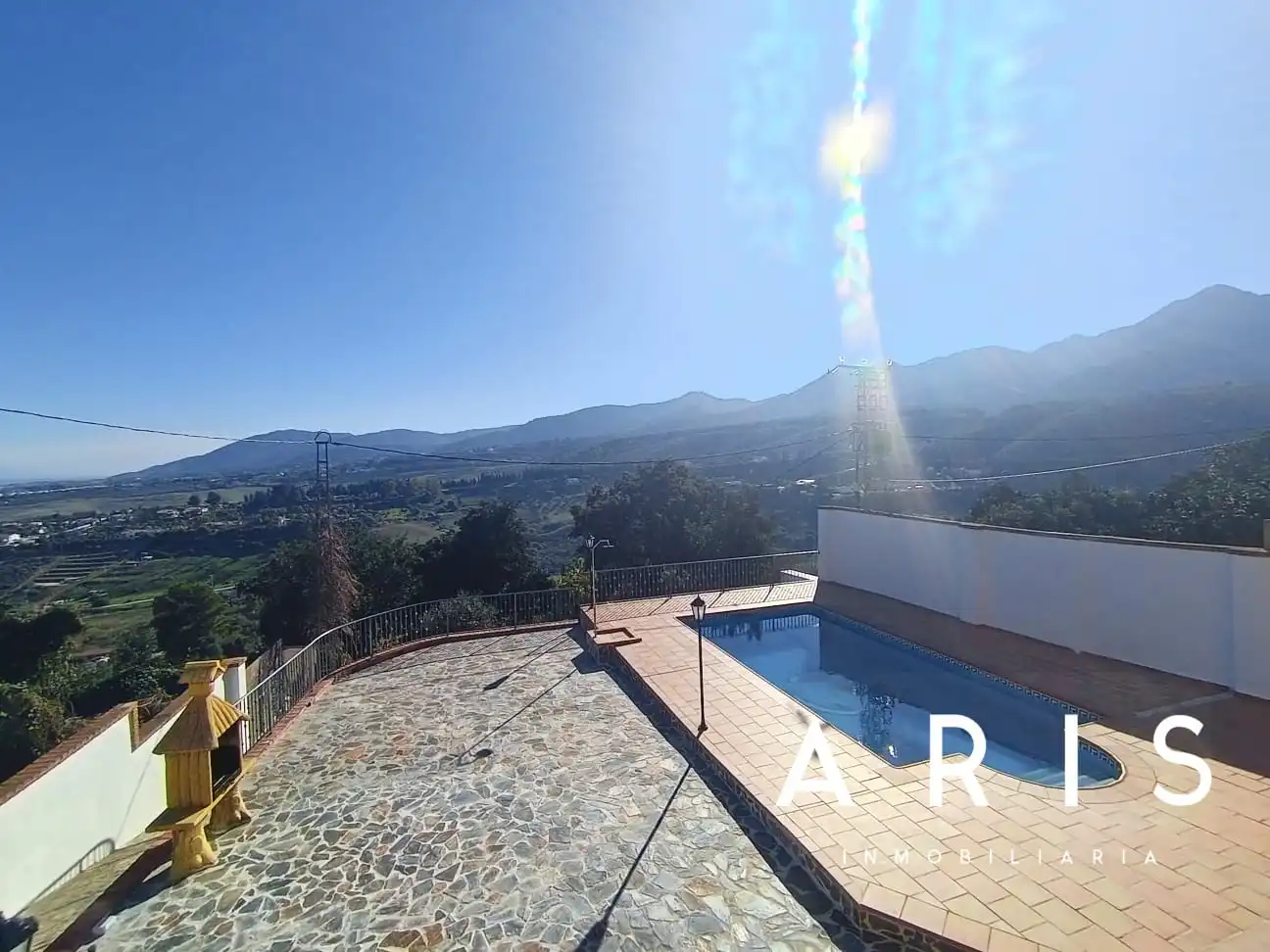 Schwimmbecken von Haus oder Chalet zur Miete in Alhaurín de la Torre mit Klimaanlage, Heizung und Privatgarten