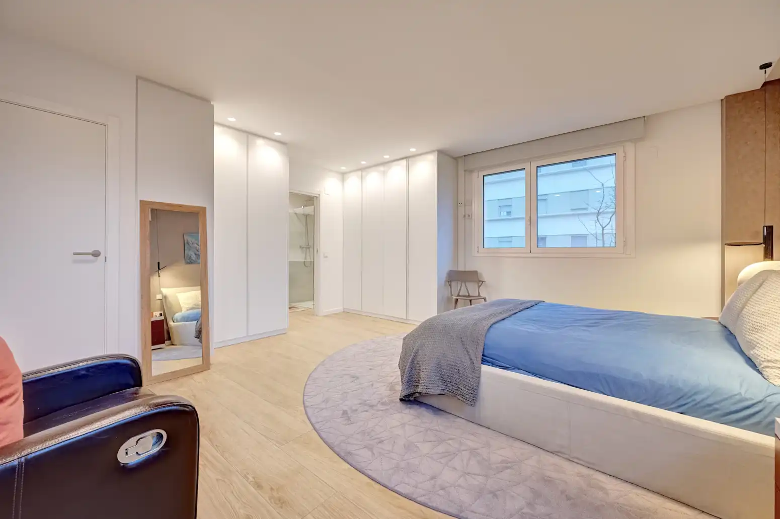 Schlafzimmer von Wohnung zum Verkauf in Burlada / Burlata mit Heizung, Terrasse und Abstellraum