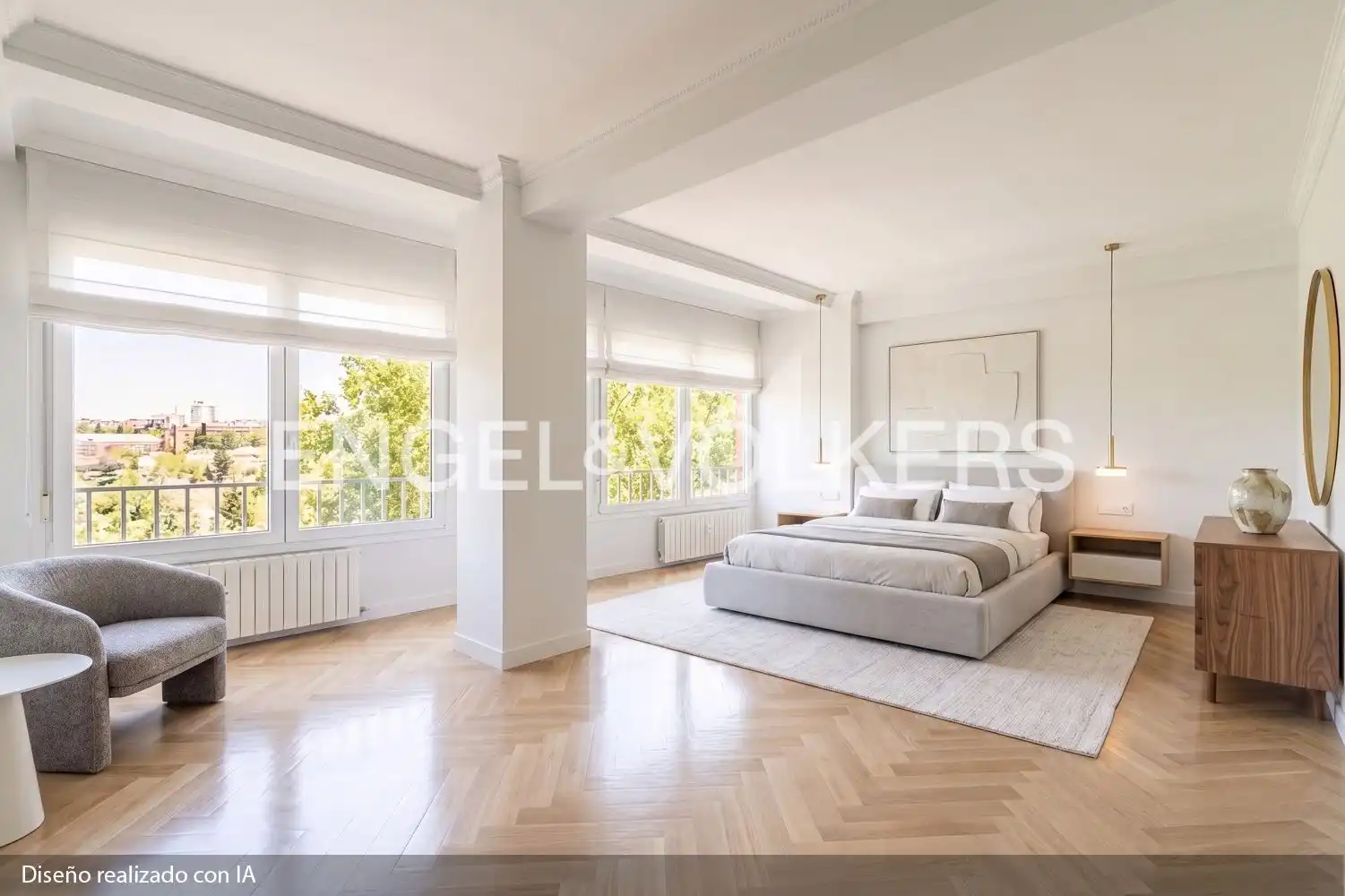 Habitación de Piso en venta en Madrid con Calefacción, Parquet y Terraza
