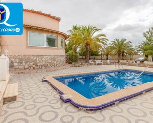 Swimming pool of House or chalet for sale in Alicante / Alacant  with Air Conditioner, Heating and Terrace